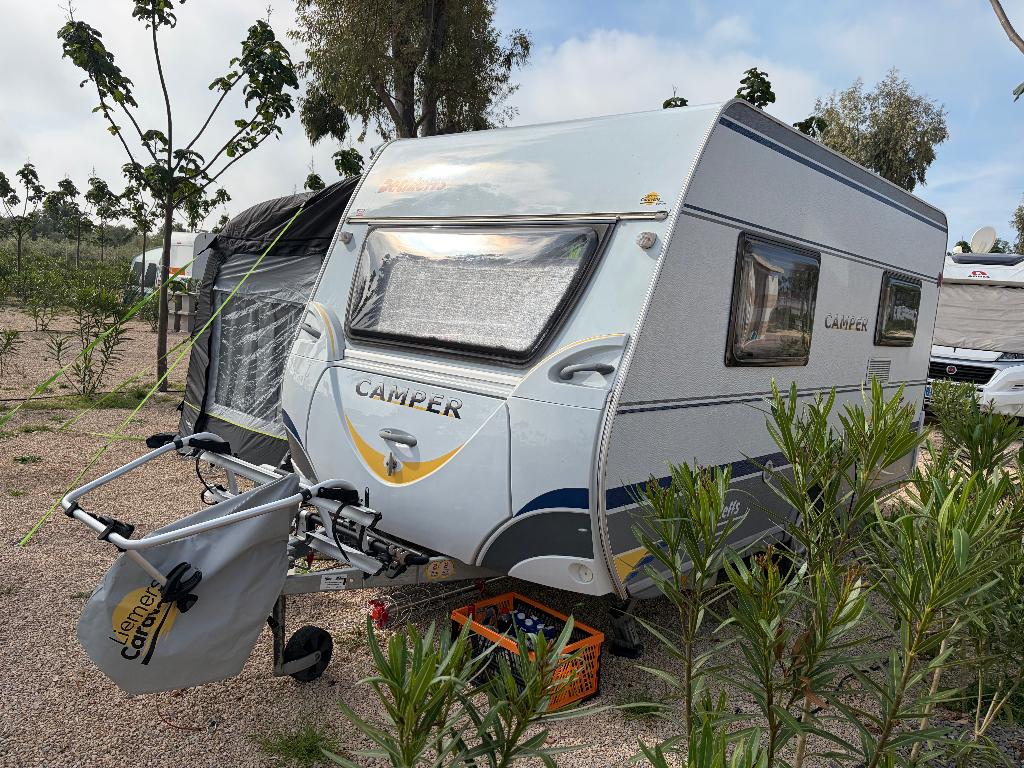 DethleffsCaravan EC2 (2007) Zeer complete uitvoering, Rondzit, Tot en met 2, 750 - 1000 kg, Particulier