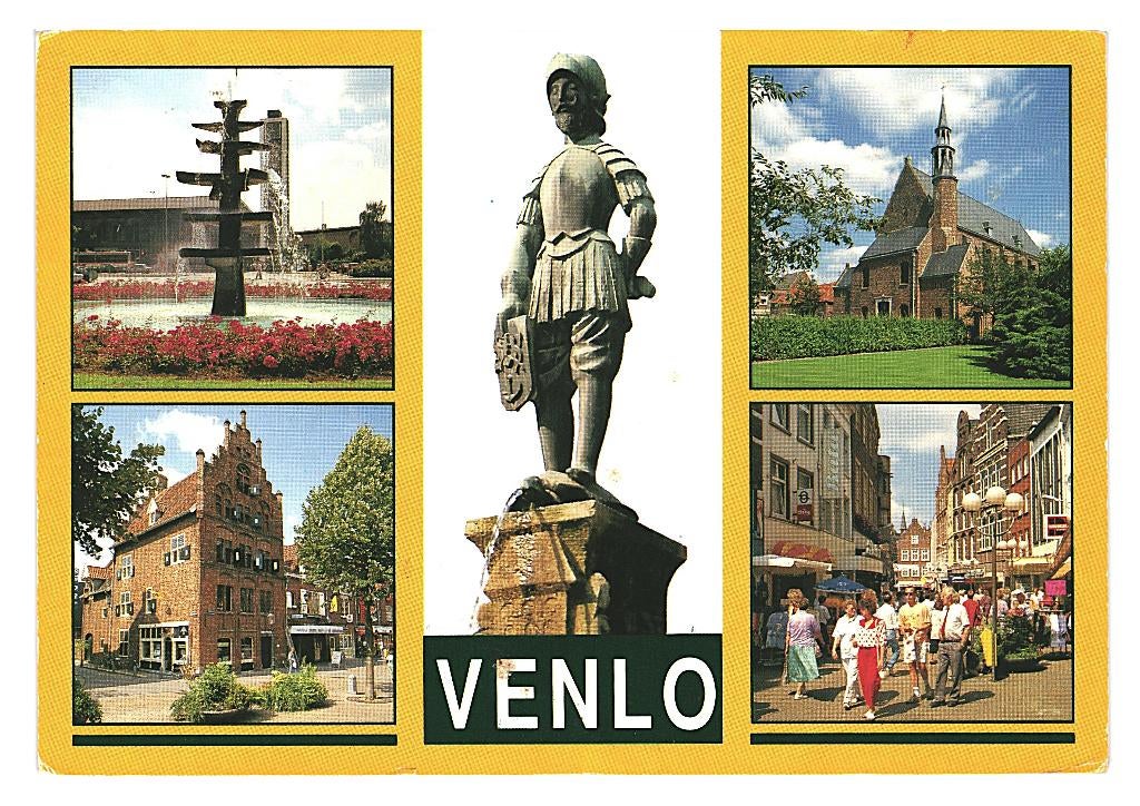 36301	Venlo	Limburg	Postzegel afgeweekt, Ophalen of Verzenden, 1980 tot heden, Gelopen, Limburg