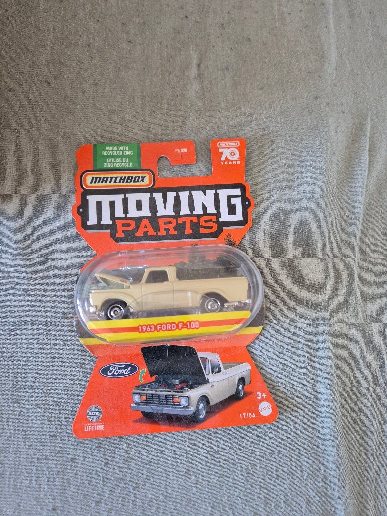 matchbox moving parts 1963 ford f-100 let op, Ophalen of Verzenden, Zo goed als nieuw, Auto
