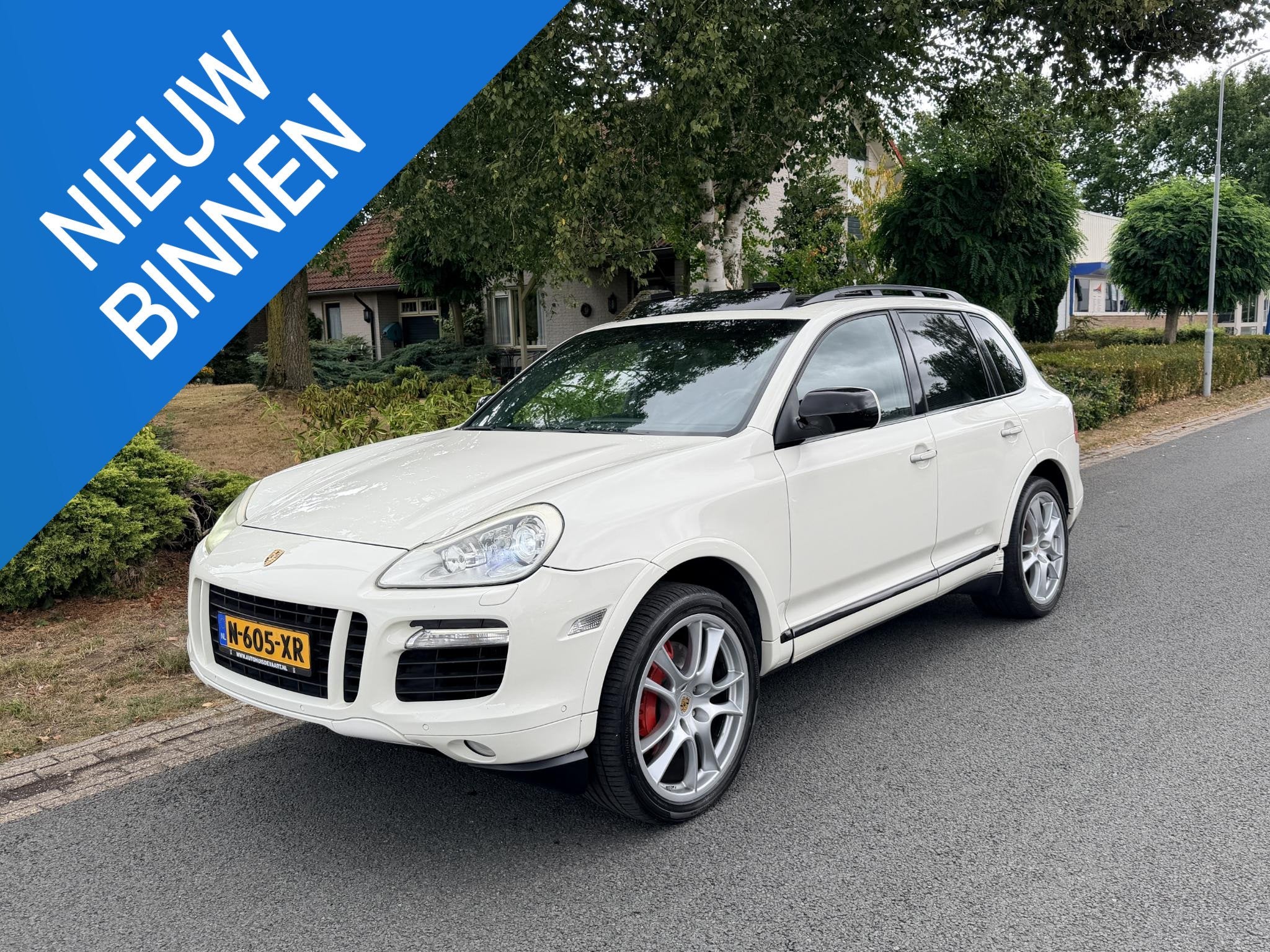 Porsche Cayenne 4.8 Turbo S V8 550PK Pano•Leder, Auto's, Porsche, Automaat, Cayenne, Gebruikt, 8 cilinders