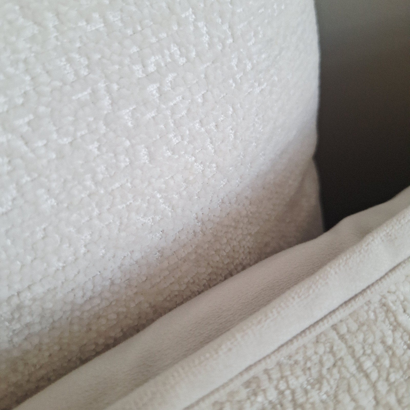Chenille creme zachte kussens nieuw japandi stijl, Wit, Vierkant, Nieuw, Ophalen of Verzenden
