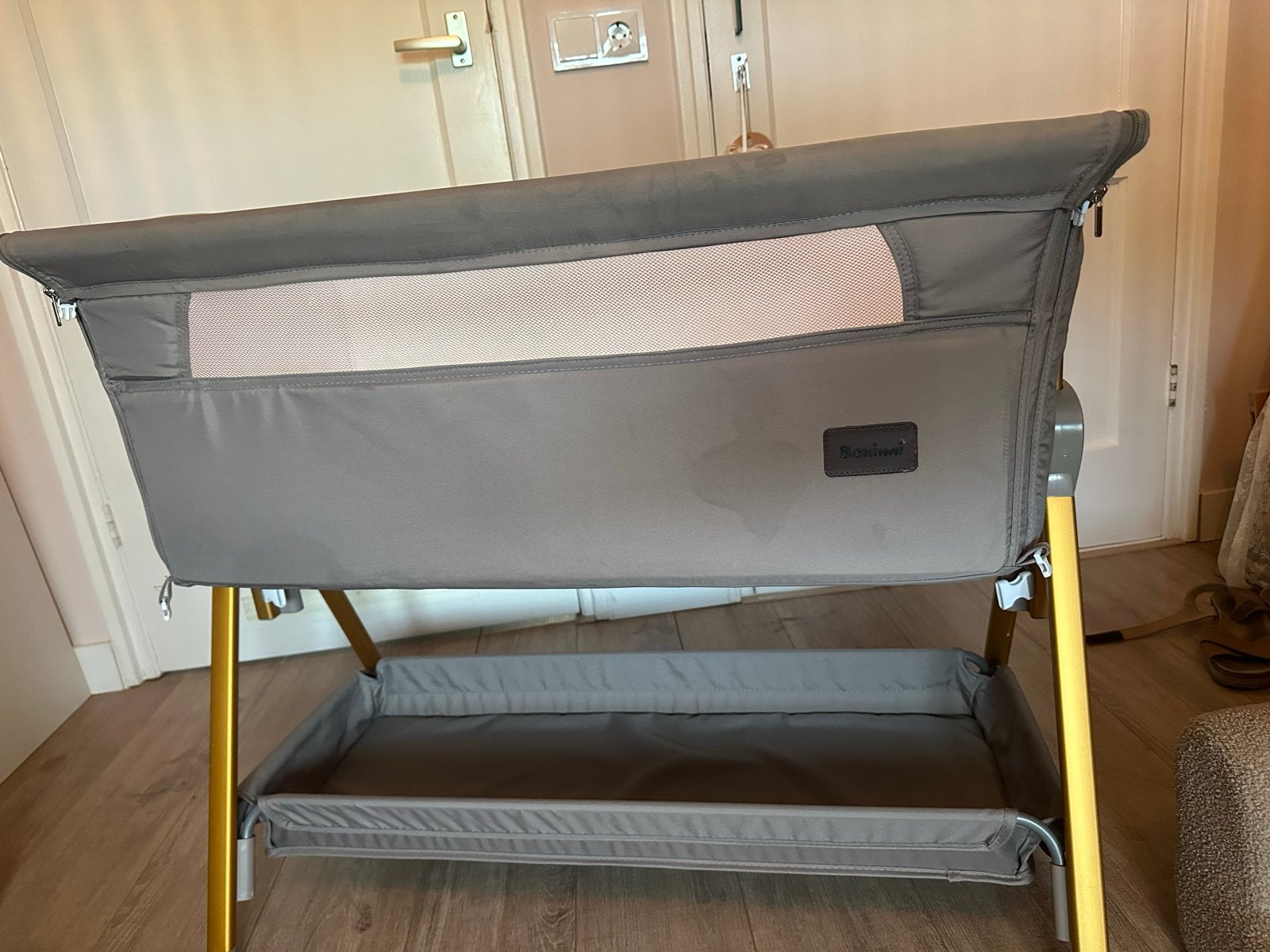 Baninni Co-sleeper Beige, Ophalen, Gebruikt, Minder dan 140 cm, Matras
