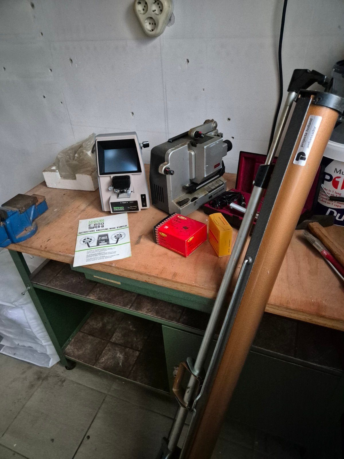 8 mm projectie apparatuur - compleet set, Ophalen