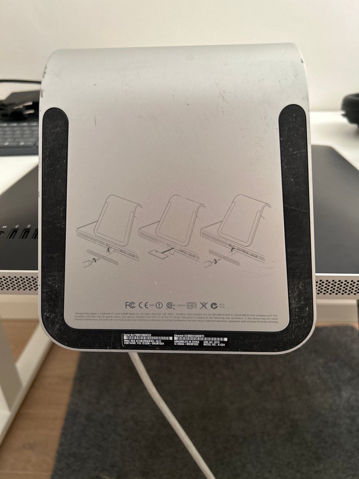 Apple iMac A1224 (2008) - Goed werkende staat, Computers en Software, Apple Desktops, Ophalen, Gebruikt, Minder dan 4 GB, IMac