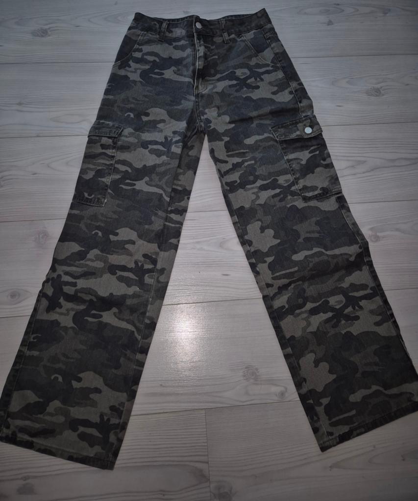 Army straightlegg cargo broek maat m, Maat 38/40 (M), Verzenden, Nieuw, Lang