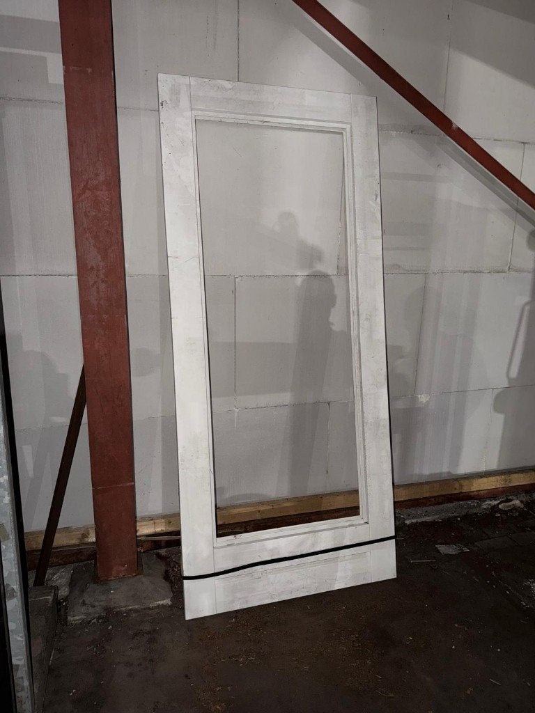 2 Buitendeuren zonder glas, Doe-het-zelf en Verbouw, Deuren en Horren, Ophalen, 80 tot 100 cm, Nieuw, Buitendeur