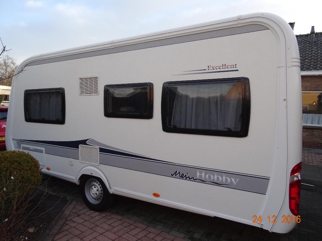 Zeer nette HOBBY 460UFe Exelent 2012, Omvormbare zithoek, Rondzit, Hobby, Particulier