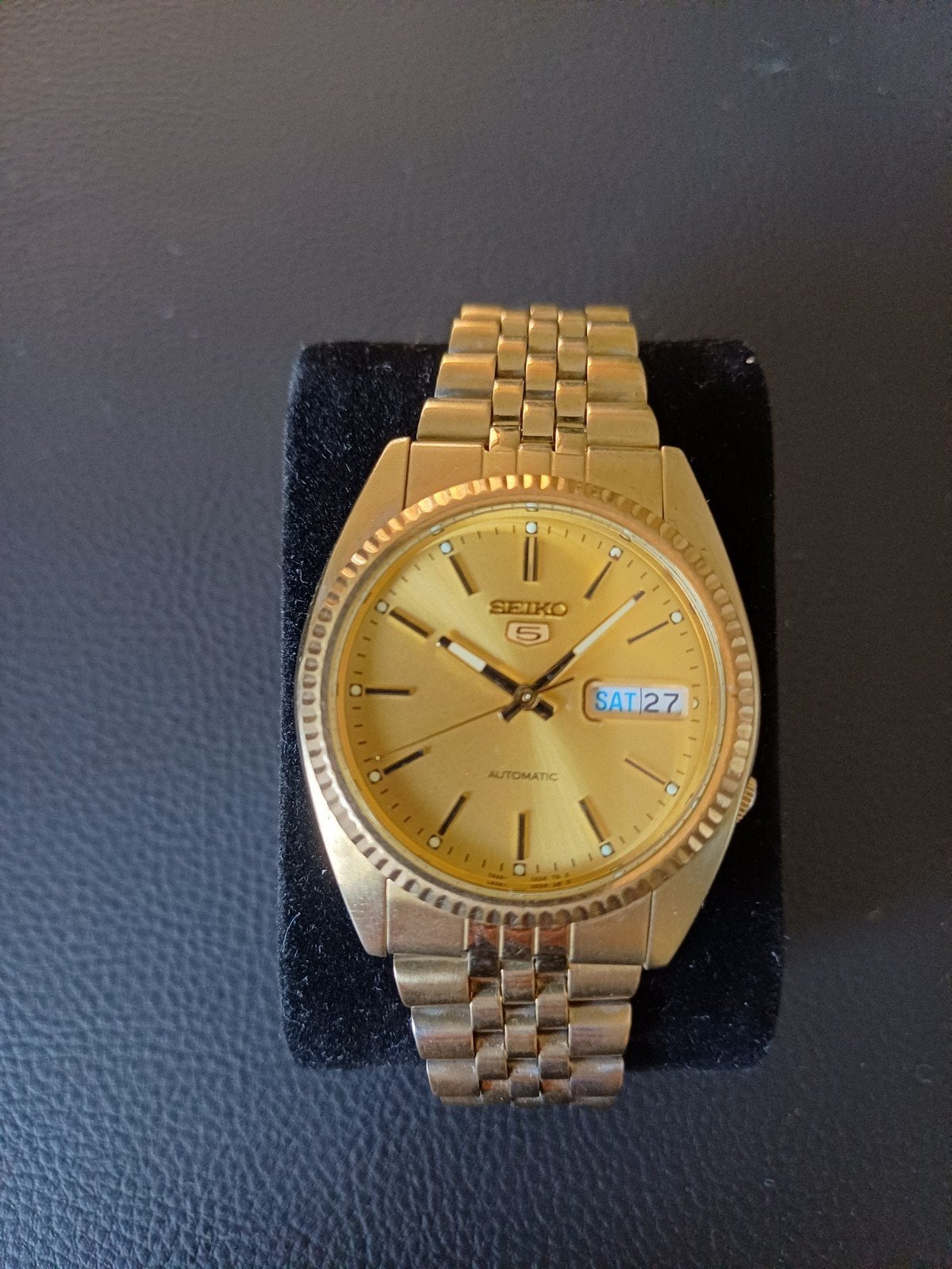 Seiko 5 Automatic 7s26-0500 SNXJ94, Seiko, Staal, Met bandje, Polshorloge