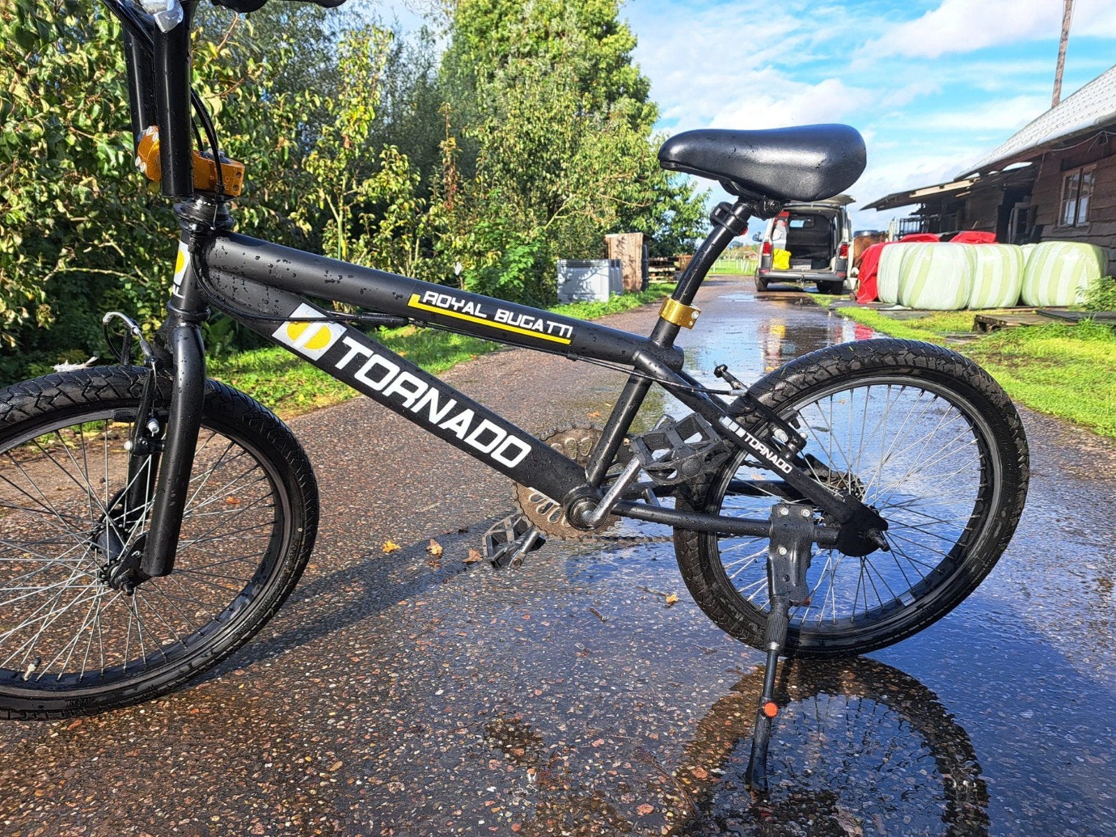 Tornado stuntfiets crossfiets zgan, Ophalen, Zo goed als nieuw, Aluminium