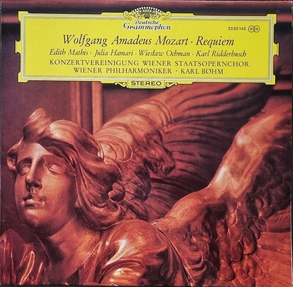Mozart - Karl Böhm, Wiener Philharmoniker ‎– Requiem LP DGG, Cd's en Dvd's, LP, Requiem, Ophalen of Verzenden, Zo goed als nieuw