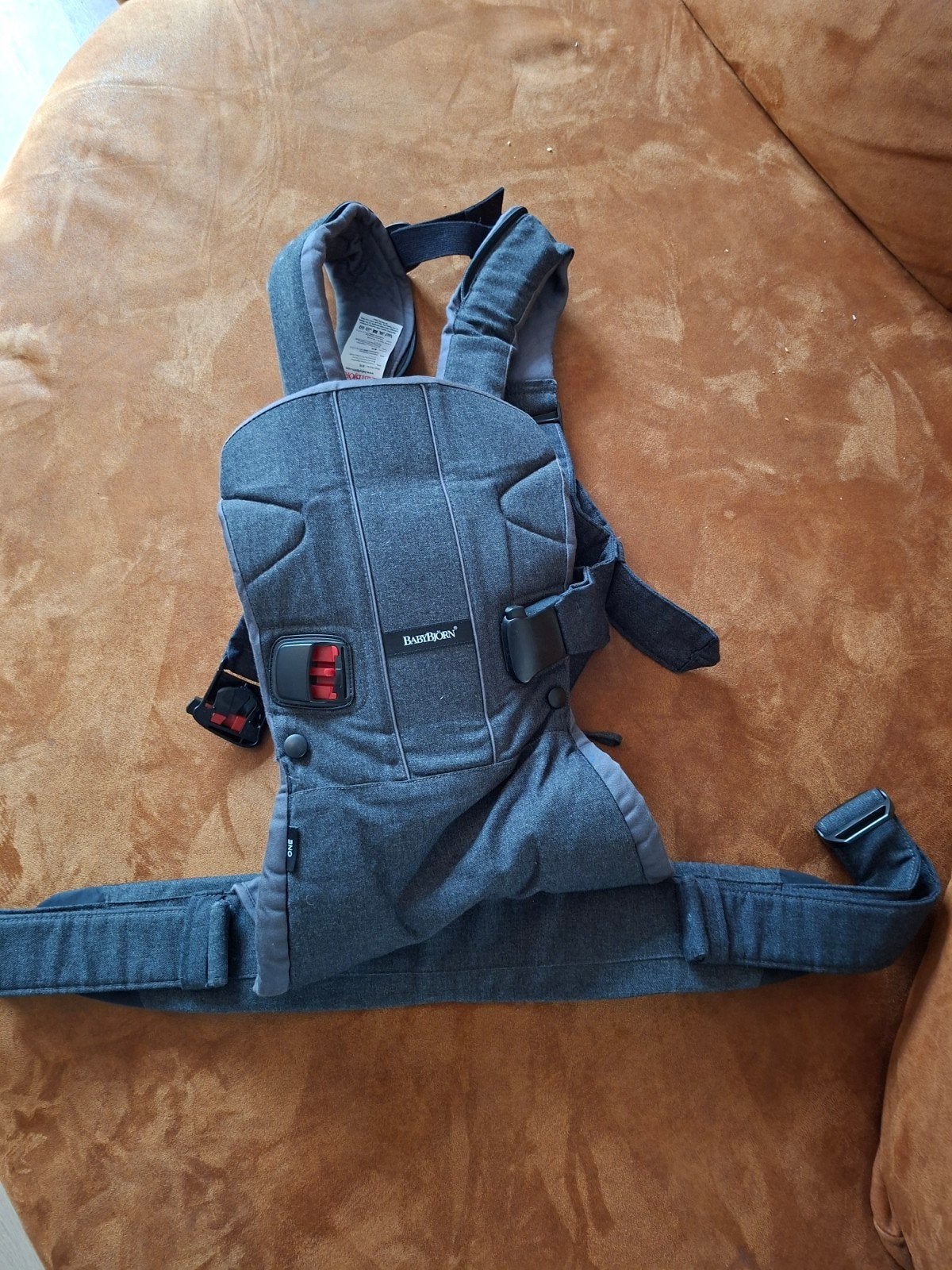 BabyBjörn Draagzak One Air - Antraciet, Buik of Rug, Ophalen of Verzenden, Zo goed als nieuw, Baby Björn