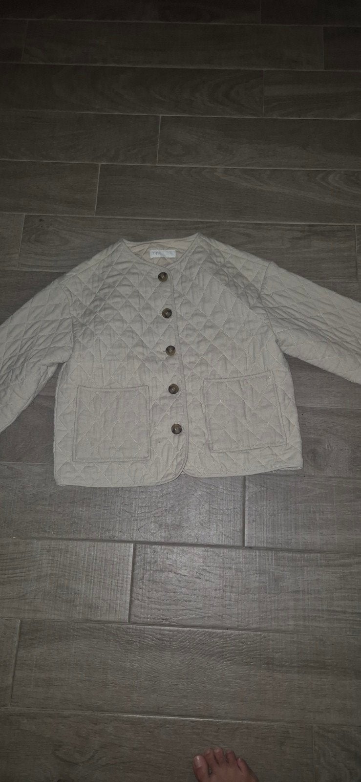 Zara zomerjas, maat S, beige, zo goed als nieuw, Ophalen of Verzenden, Zo goed als nieuw, Maat 36 (S), Zara