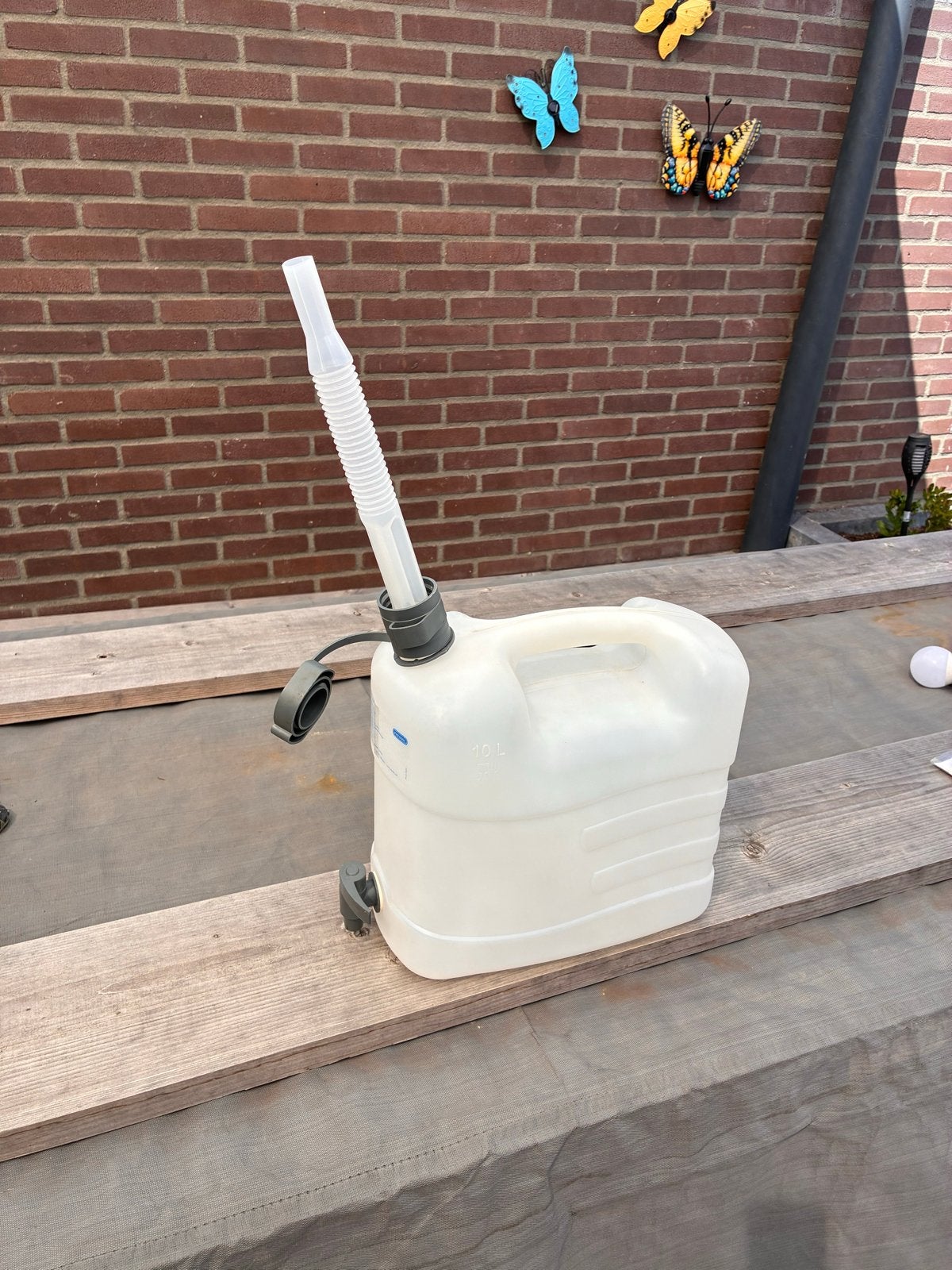 Pressol jerrycan 10L met schenktuit en kraantje, Ophalen, Gebruikt