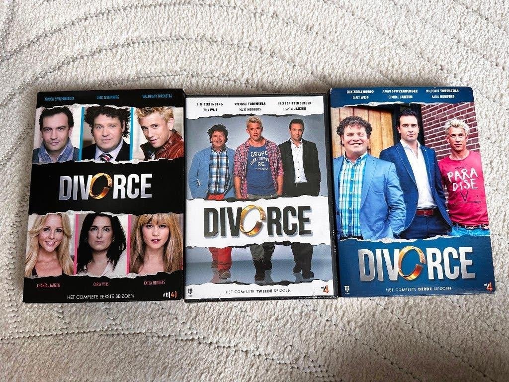 Divorce NLe serie DVD boxen seizoen 1 t/m 3, Vanaf 12 jaar, Ophalen of Verzenden, Gebruikt, Romantiek