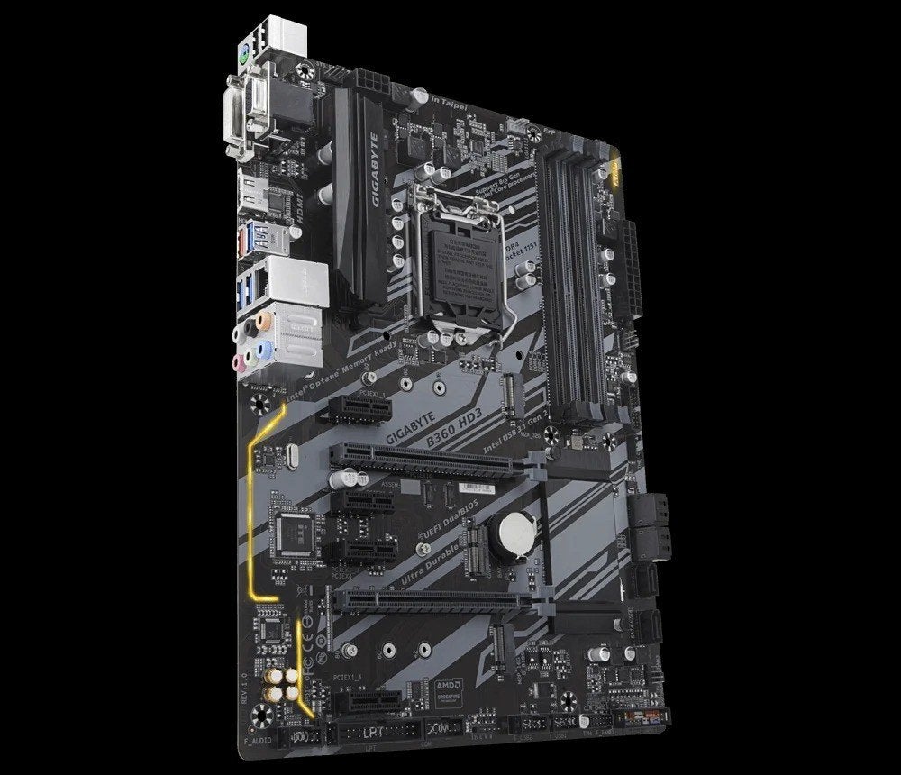 GIGABYTE B360 HD3 Moederbord met Socket LGA 1151, Computers en Software, Ophalen of Verzenden, Gebruikt, DDR4