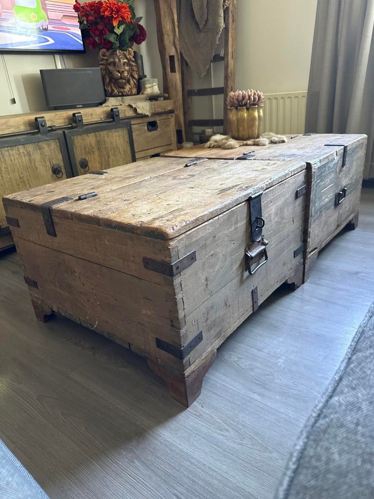 Salontafels, Ophalen, Gebruikt, 100 tot 150 cm, Vierkant