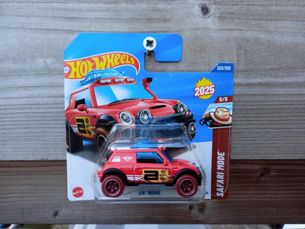 Mini Cooper Lil'Roar Hotwheels, Hobby en Vrije tijd, Modelauto's | Overige schalen, Nieuw, Auto, Ophalen
