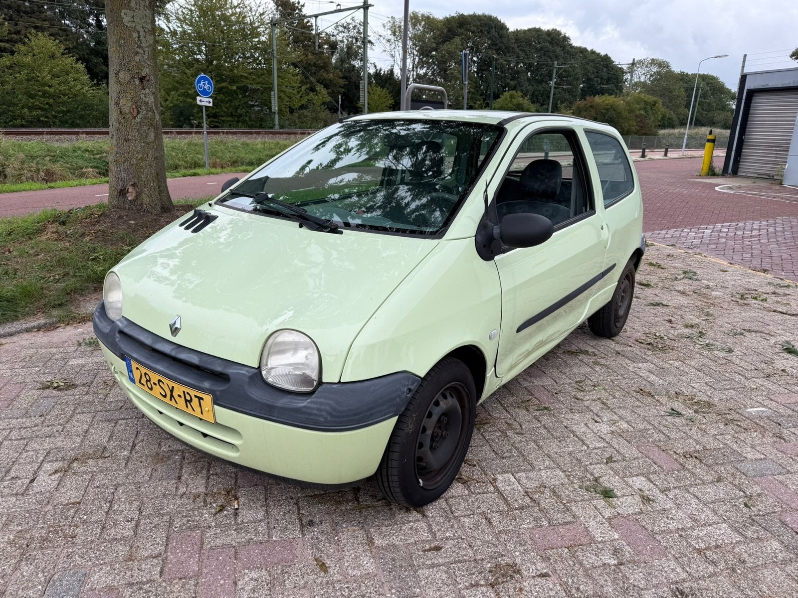 Renault Twingo 1.2  2006 Groen 50.000 KM 1e Eigenaar, Auto's, Voorwielaandrijving, 600 kg, Beige, 4 cilinders