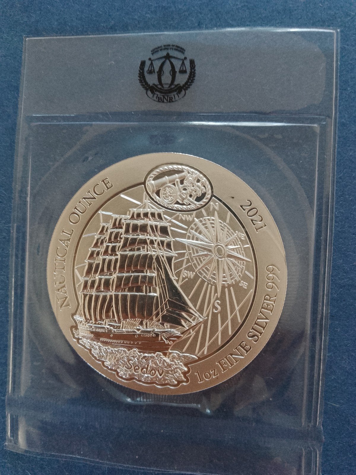 nautical sedov 2021 1 oz zilver, Ophalen of Verzenden, Zilver