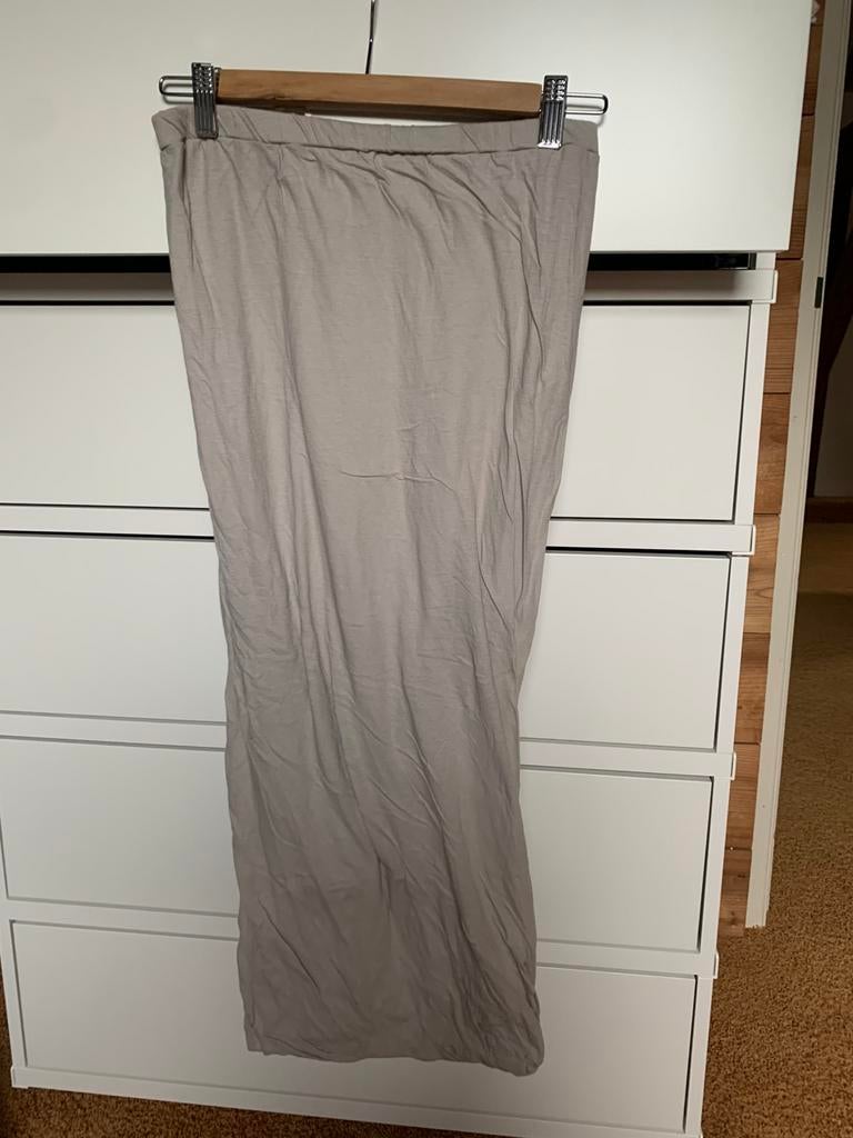 Humanoid rok lichtgrijs L, Kleding | Dames, Verzenden, Zo goed als nieuw, Grijs, Onder de knie