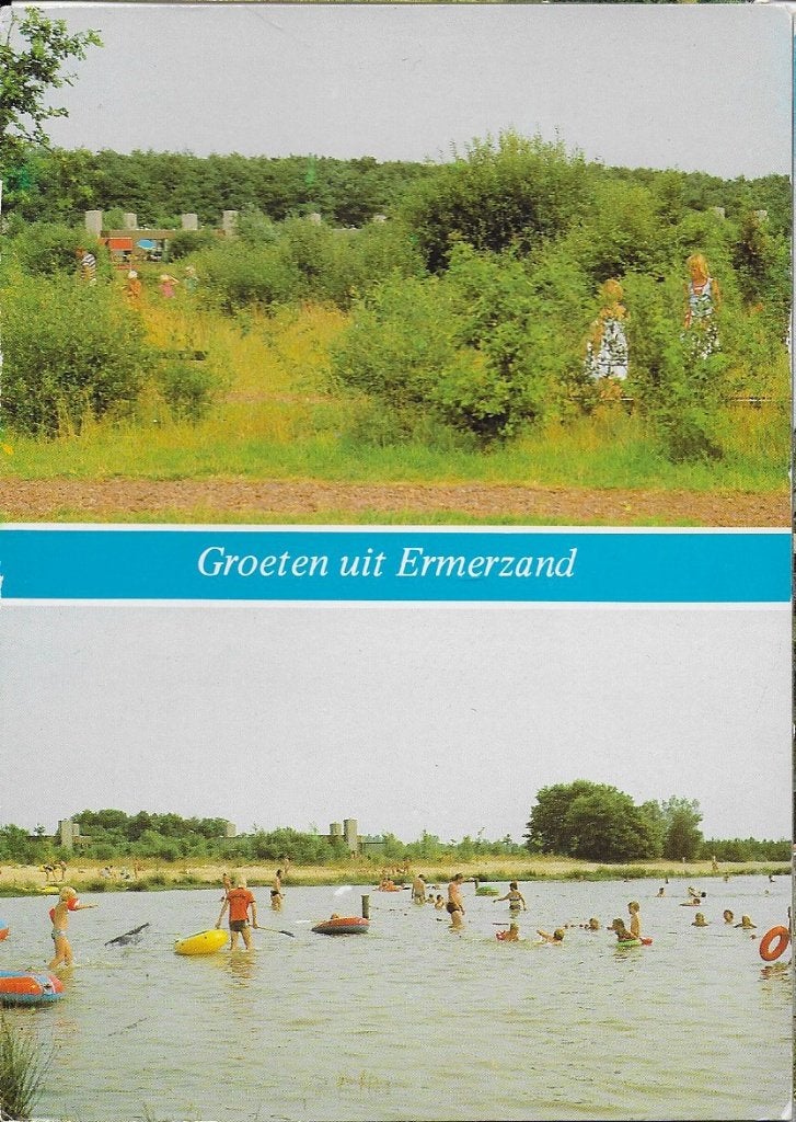 Ermerzand gelopen ansichtkaart ( a480 ), Ophalen of Verzenden, 1980 tot heden, Gelopen