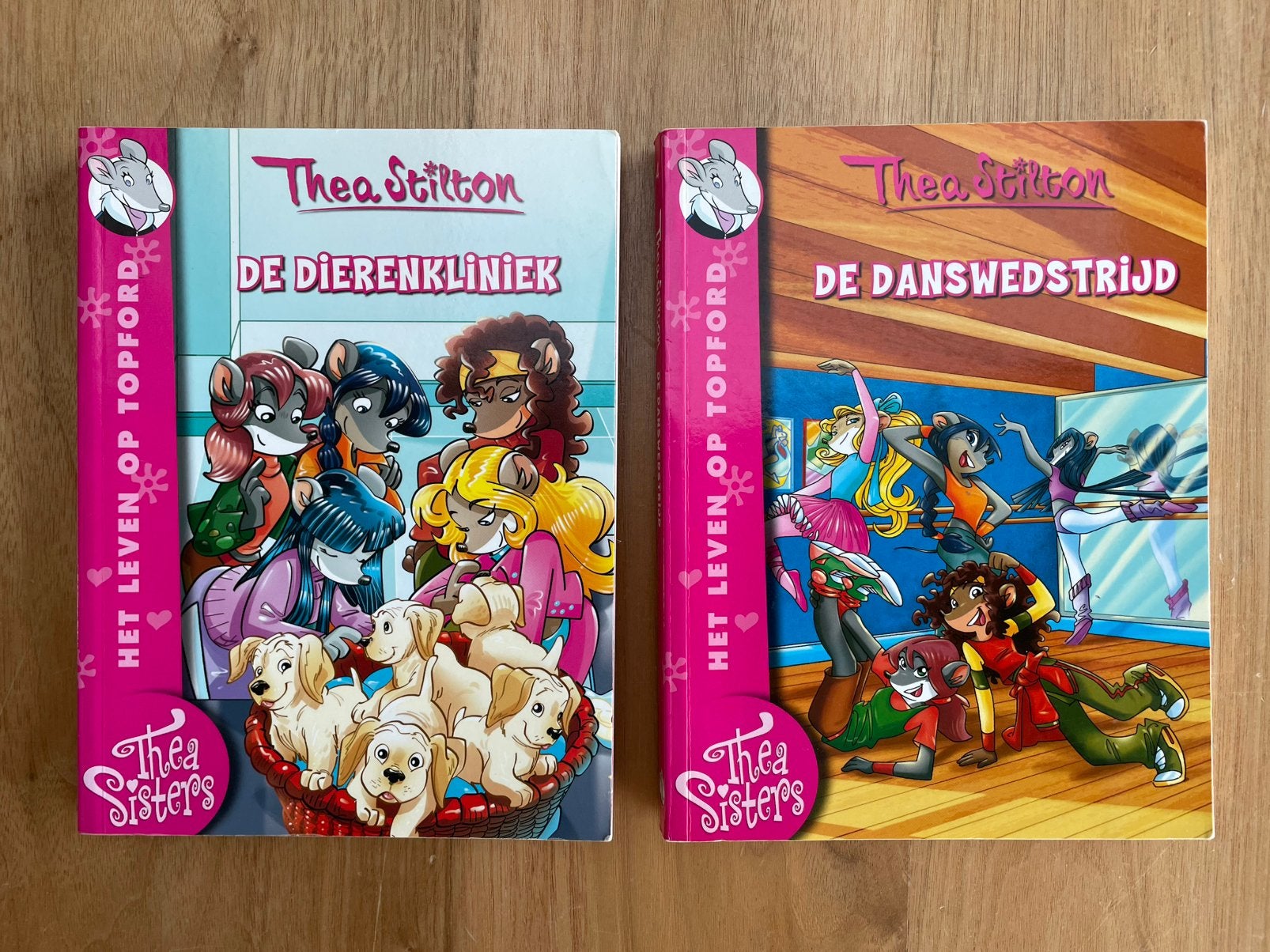 2 boeken van Thea Stilton, Ophalen of Verzenden, Zo goed als nieuw, Fictie algemeen