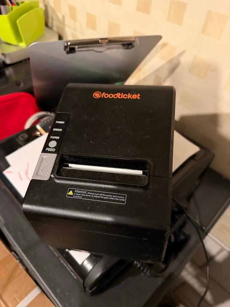 DURAPOS DPT100-URE-BK Thermische Bonprinter, Computers en Software, Printers, Ophalen of Verzenden, Zo goed als nieuw, Thermo-printer