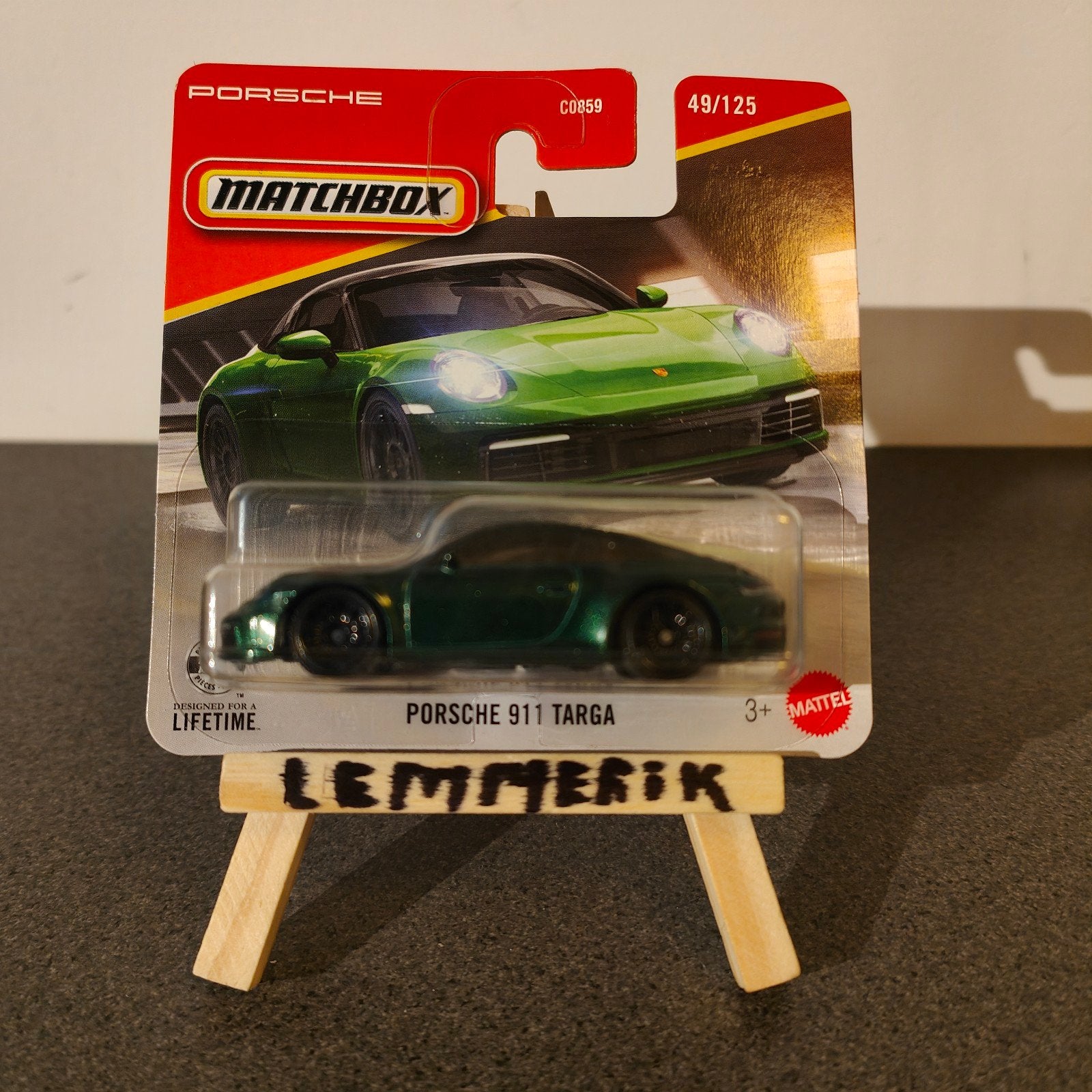 Matchbox Porsche 911 Targa - Groen (Nieuw in verpakking), Ophalen of Verzenden, Nieuw, Auto