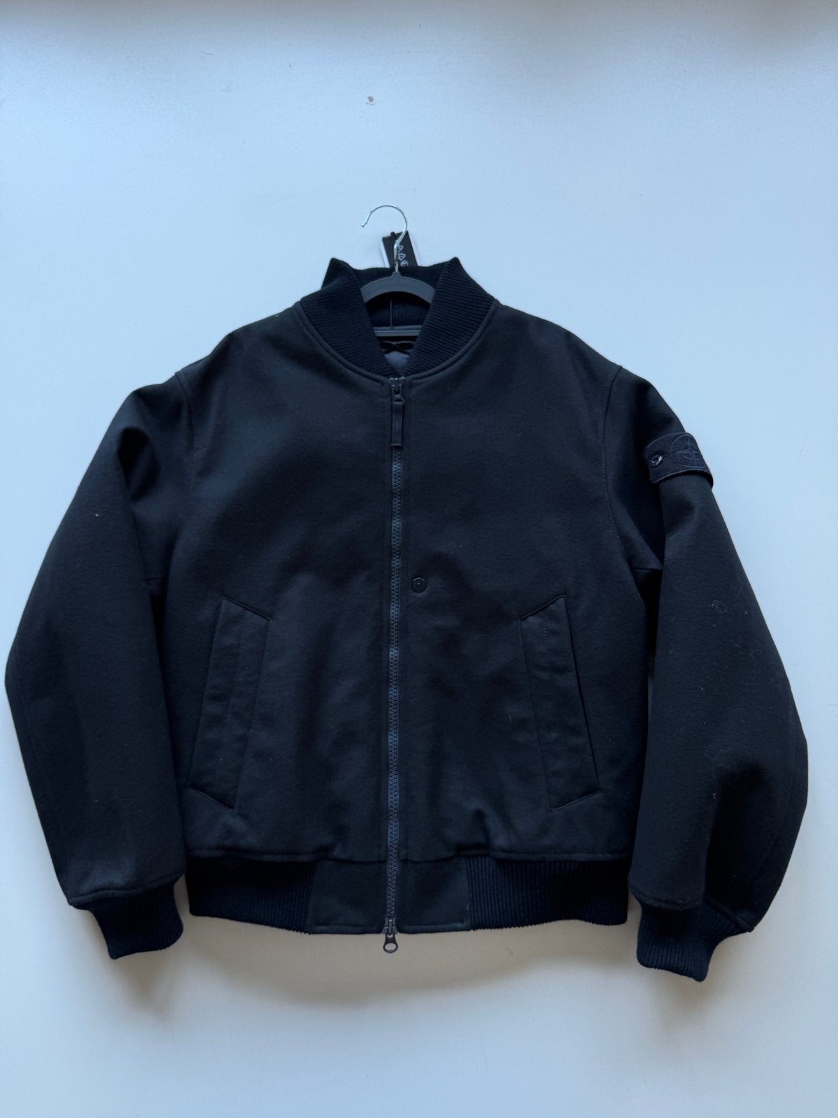 Stone Island Bomberjack Zwart - Maat M, Ophalen of Verzenden, Zo goed als nieuw, Maat 48/50 (M), Zwart