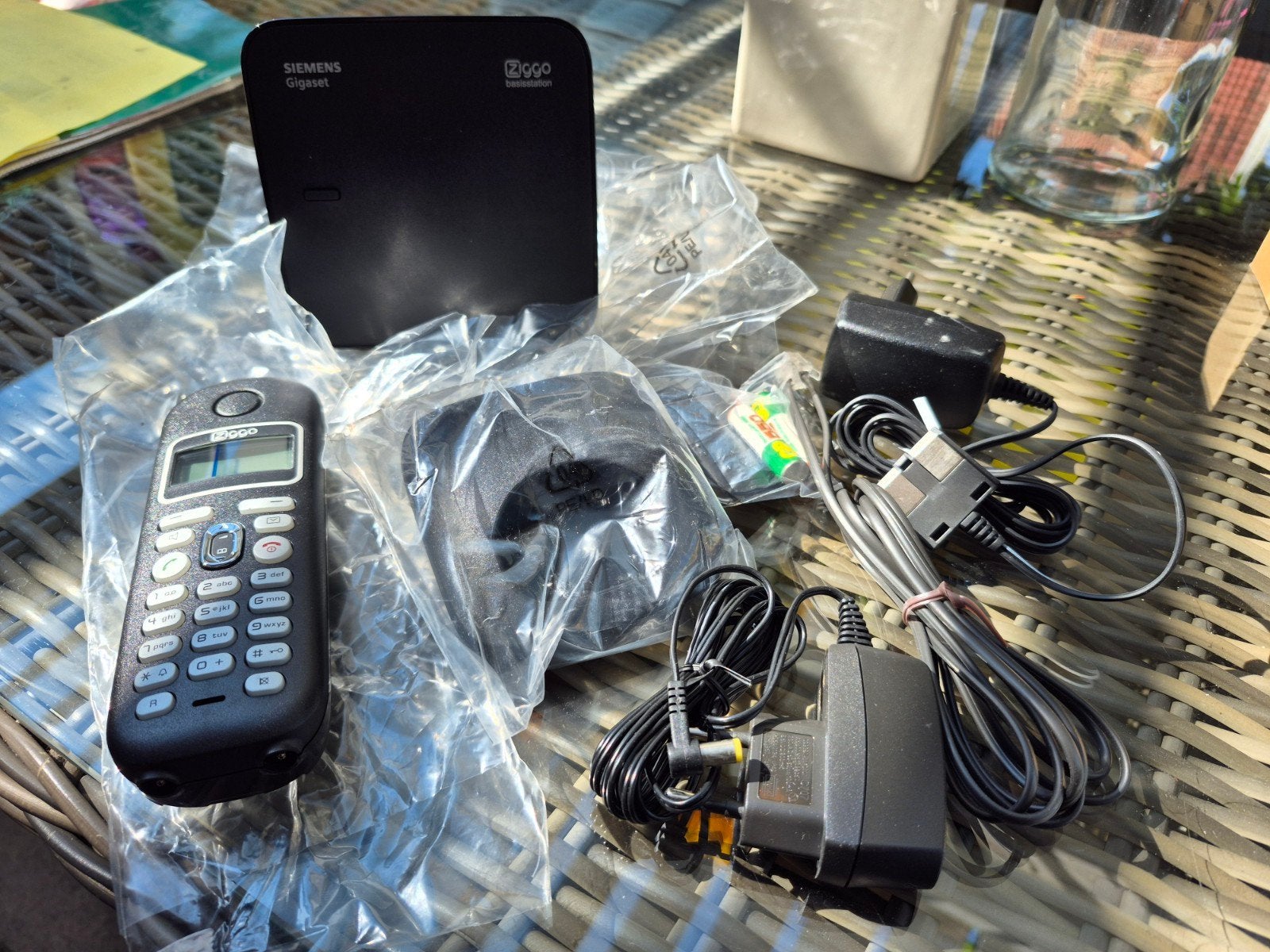 Siemens Gigaset Ziggo draadloze telefoon met basisstation, Ophalen, 1 handset
