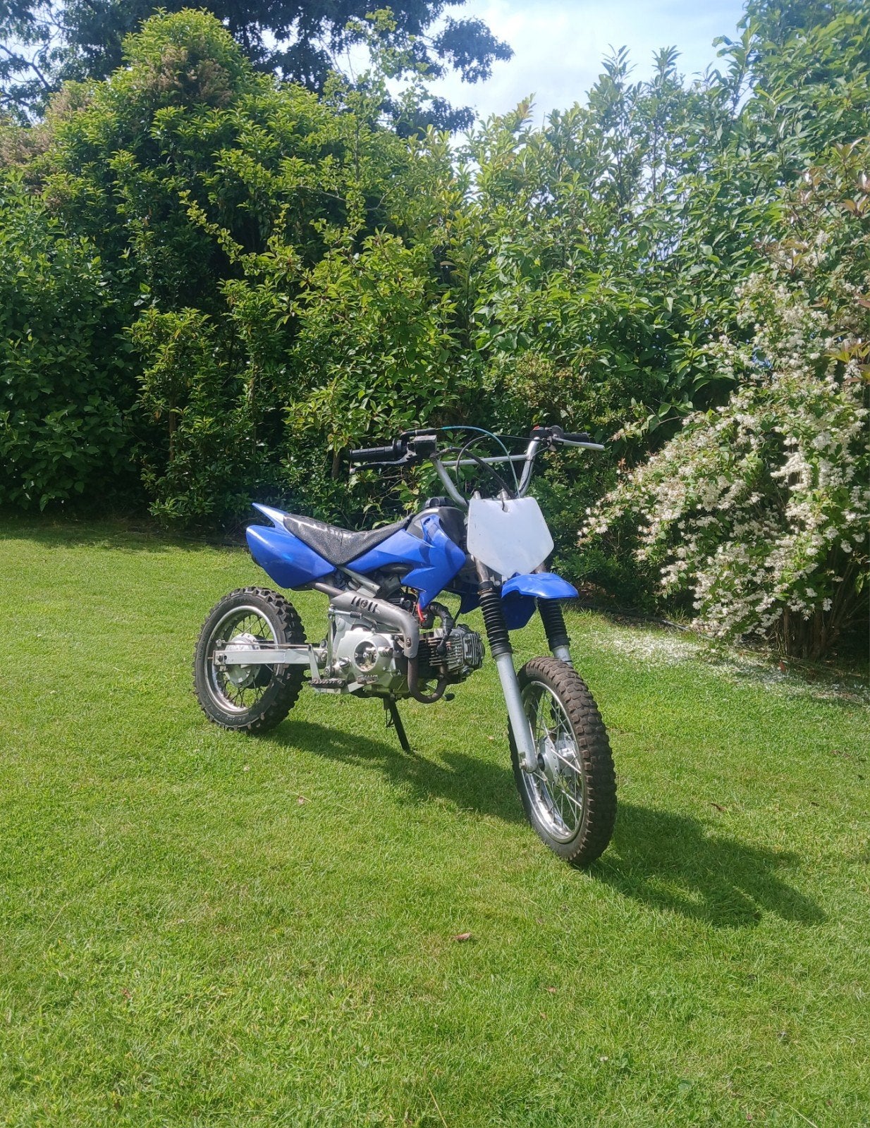 Pitbike 125cc schakel, Fietsen en Brommers, Minibikes, Midibikes en Pitbikes, Gebruikt, 125 cc, Pitbike, Ophalen