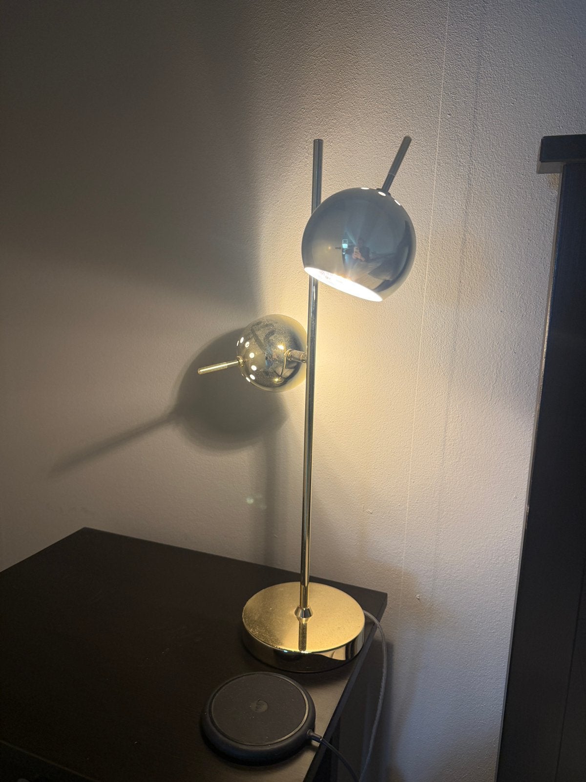 Gouden bureaulamp, Ophalen, Zo goed als nieuw, Minder dan 100 cm