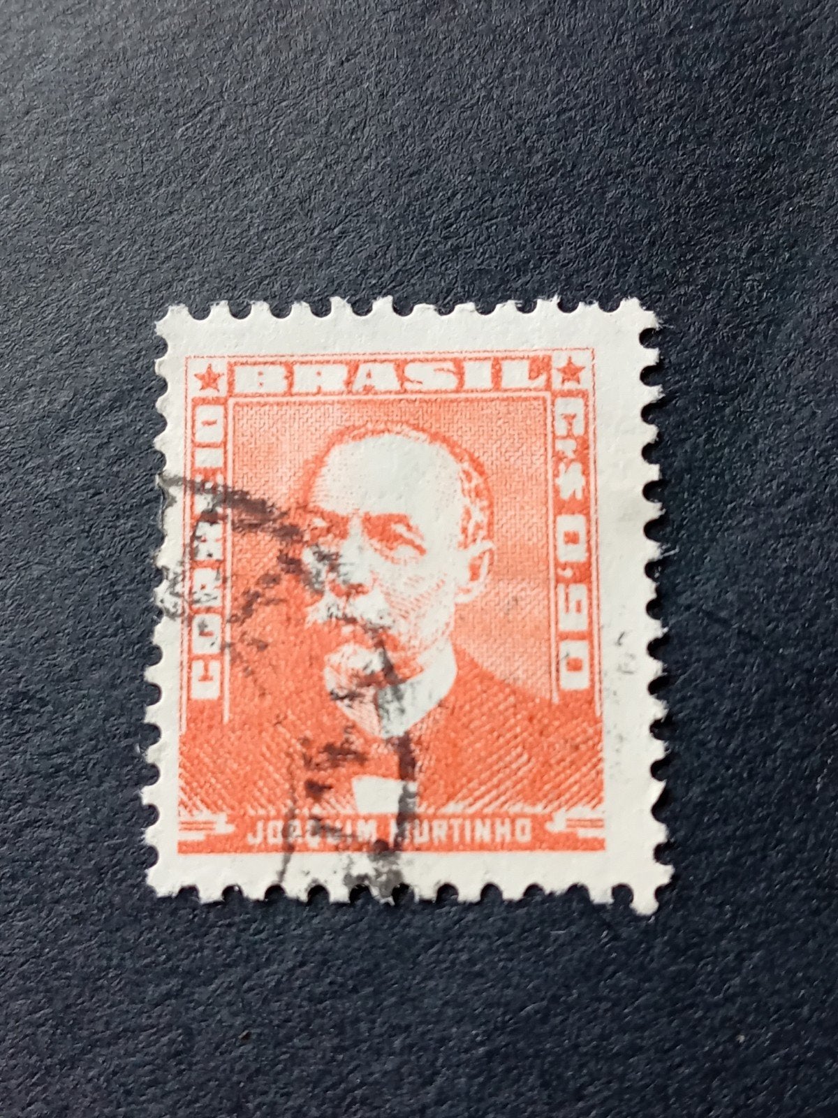 Zeldzame Braziliaanse postzegel - Joaquim Murtinho, Postzegels en Munten, Postzegels | Amerika, Ophalen of Verzenden, Midden-Amerika