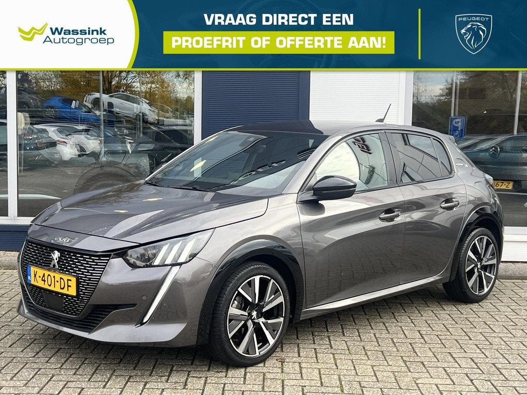 Peugeot 208 1.2 GT-line 100pk | SUMMER DEALS | Glazen panora, Auto's, Peugeot, Voorwielaandrijving, Gebruikt, 49 €/maand, Handgeschakeld