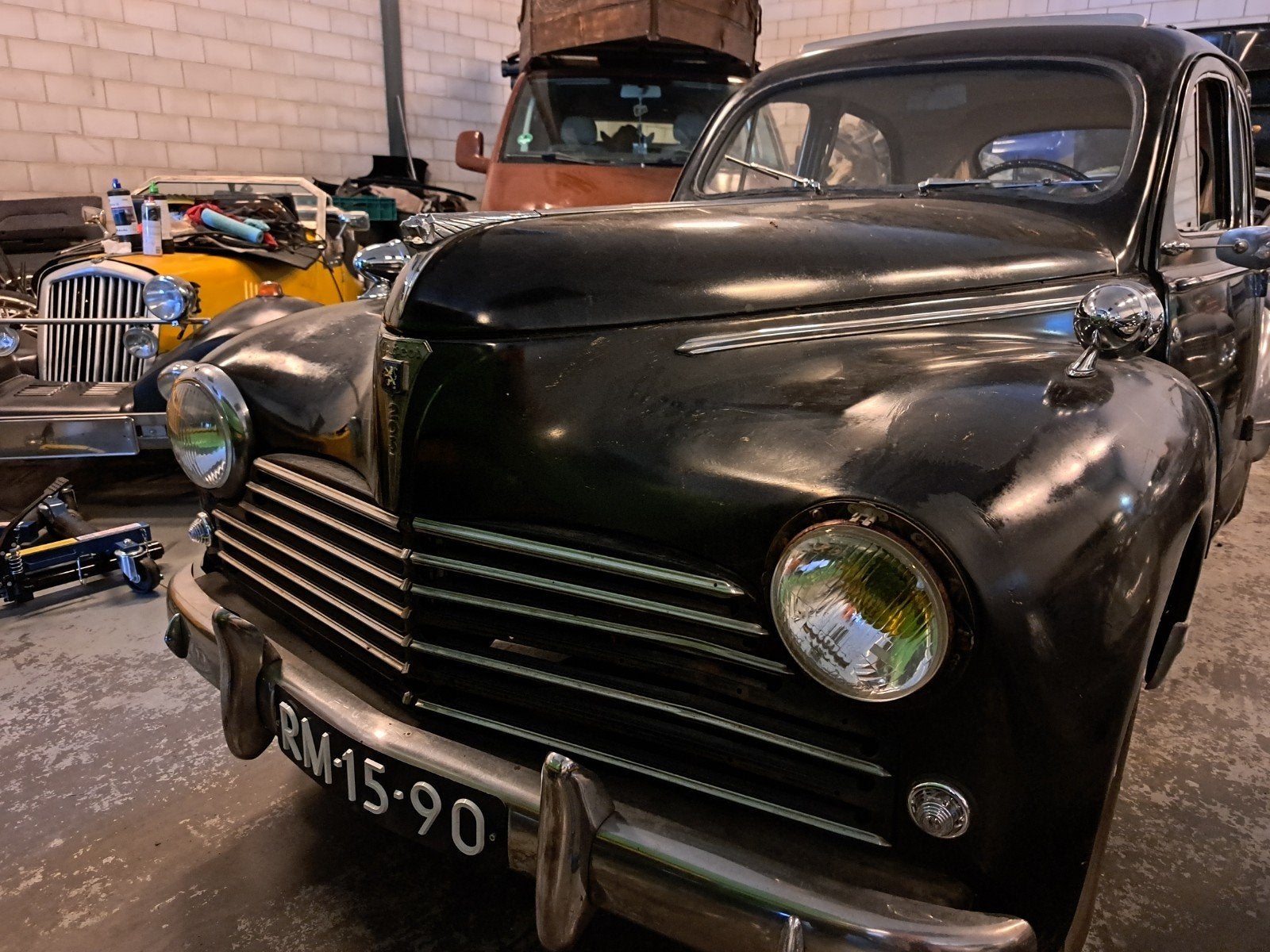 peugeot 203 A ,bj 1952,12 v,apk en belastingvrij, foto 1