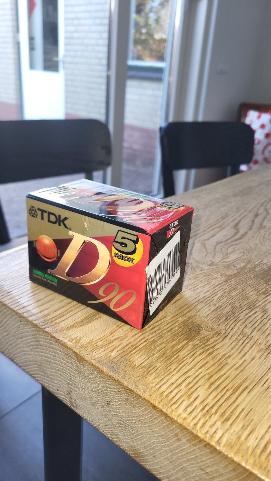 Nieuwe TDK D90 cassettebandjes - 5 stuks in verpakking, Cd's en Dvd's, Ophalen of Verzenden, Nieuw in verpakking, 2 t/m 25 bandjes