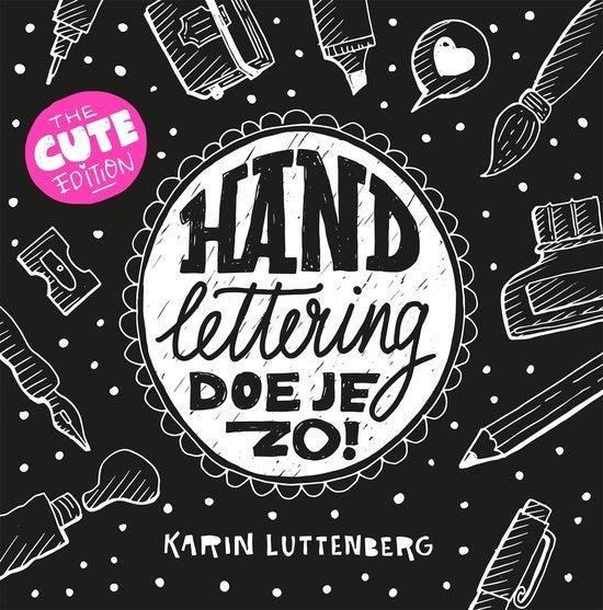 "Handlettering doe je zo!" (Cute Edition) - NIEUW!, Nieuw, Ophalen of Verzenden, Tekenen en Schilderen, Karin Luttelberg