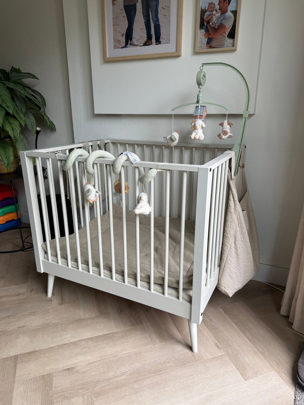 Europe Baby Evy box oatmeal / Clay / beige, Kinderen en Baby's, Ophalen of Verzenden, Zo goed als nieuw, Rechthoekig, In hoogte verstelbaar