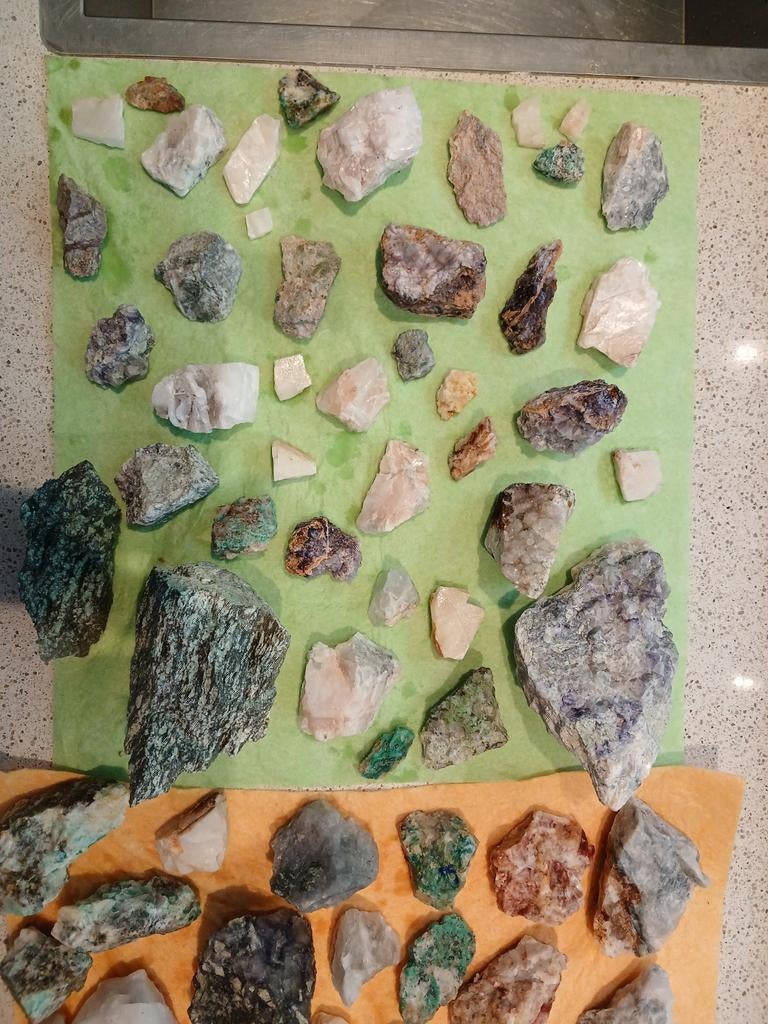 Mooie verzameling mineralen uit Duitsland, Ophalen