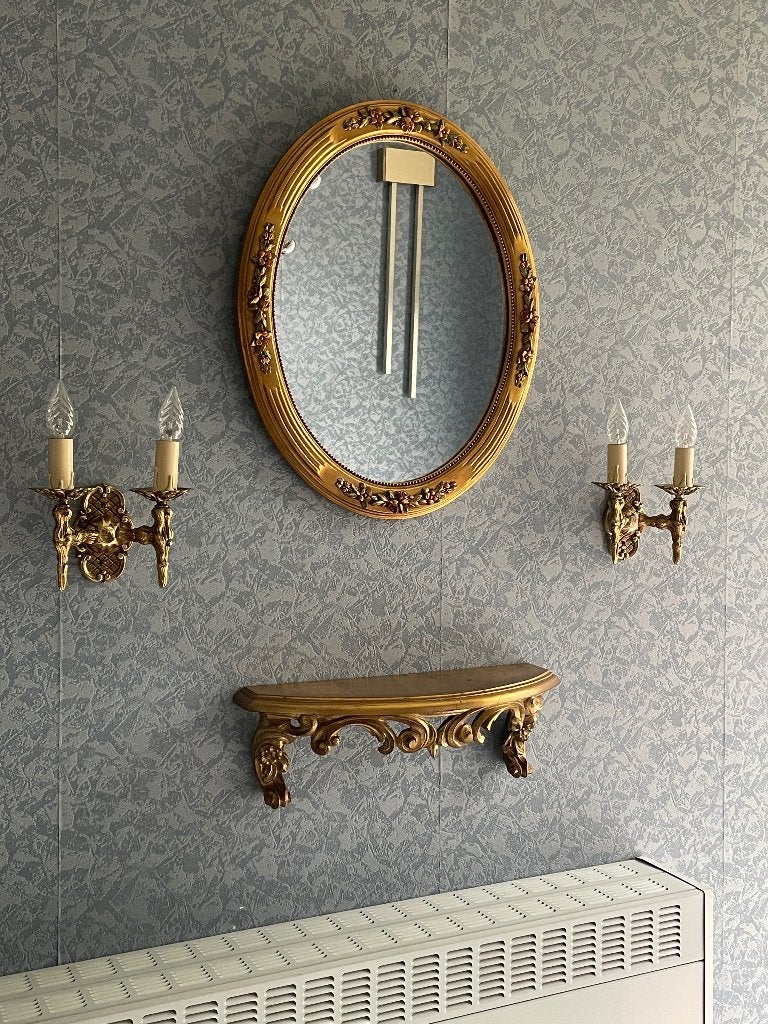 Barokke wandset, Antiek en Kunst, Antiek | Meubels | Stoelen en Banken, Ophalen