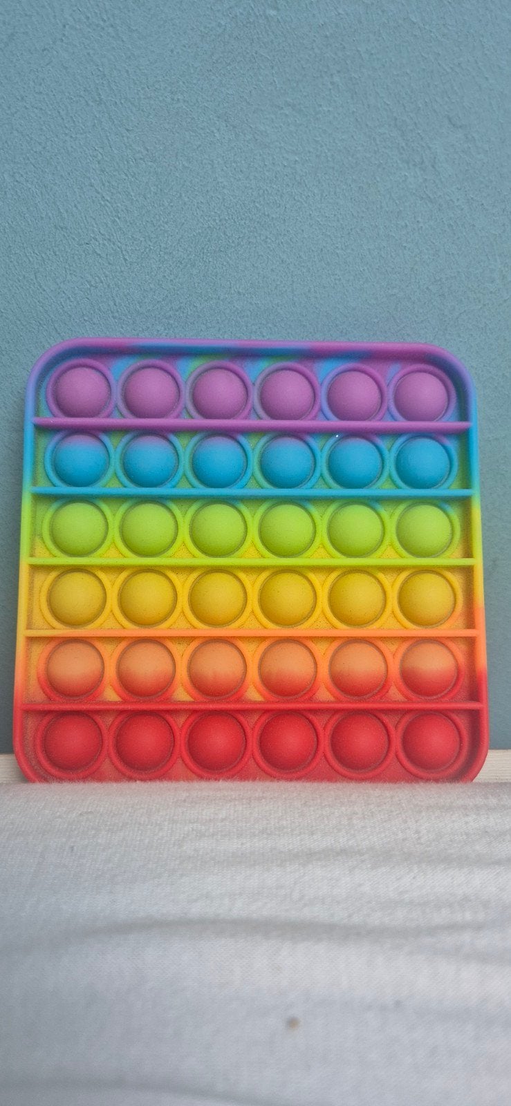 Pop It Fidget Toy Regenboog - Stressvermindering Speelgoed, Ophalen, Gebruikt