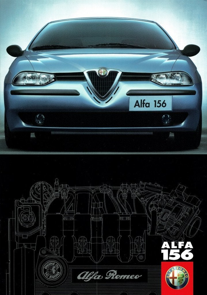 Folder Alfa Romeo 156 (1997), Verzenden, Gelezen, Alfa Romeo