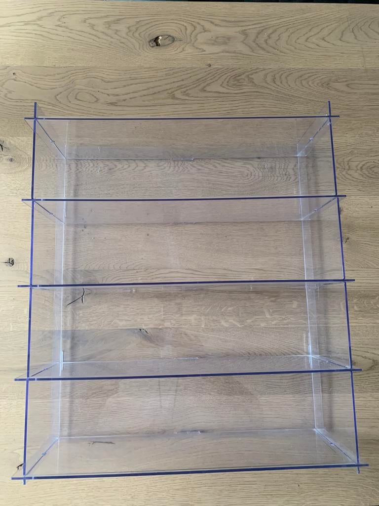Vitrine kastje voor verzamelobjecten, Ophalen, Gebruikt