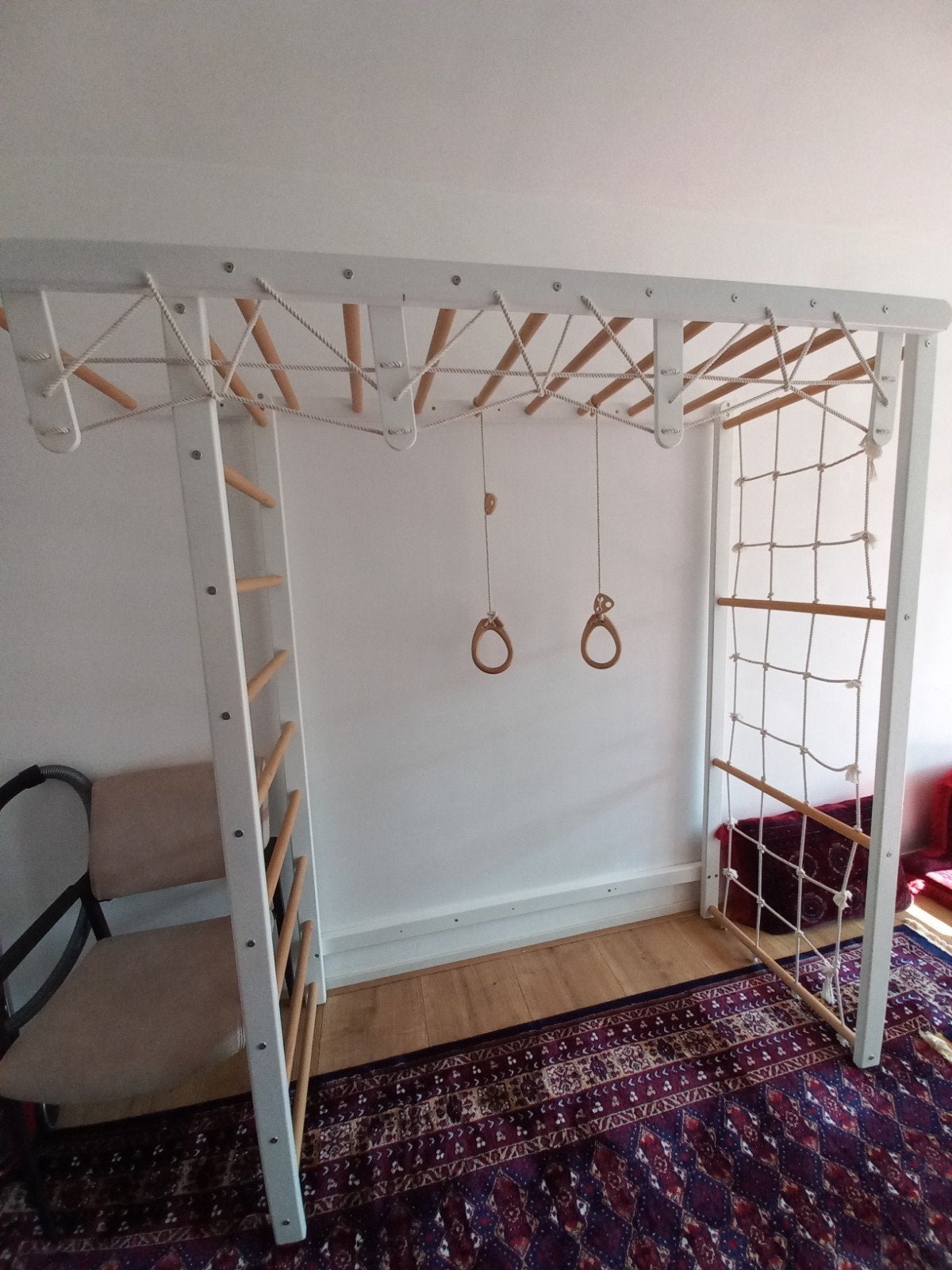 Klimrek & Gymnastiekframe voor binnen - Kinderen, Kinderen en Baby's, Ophalen of Verzenden, Gebruikt, Klimwand