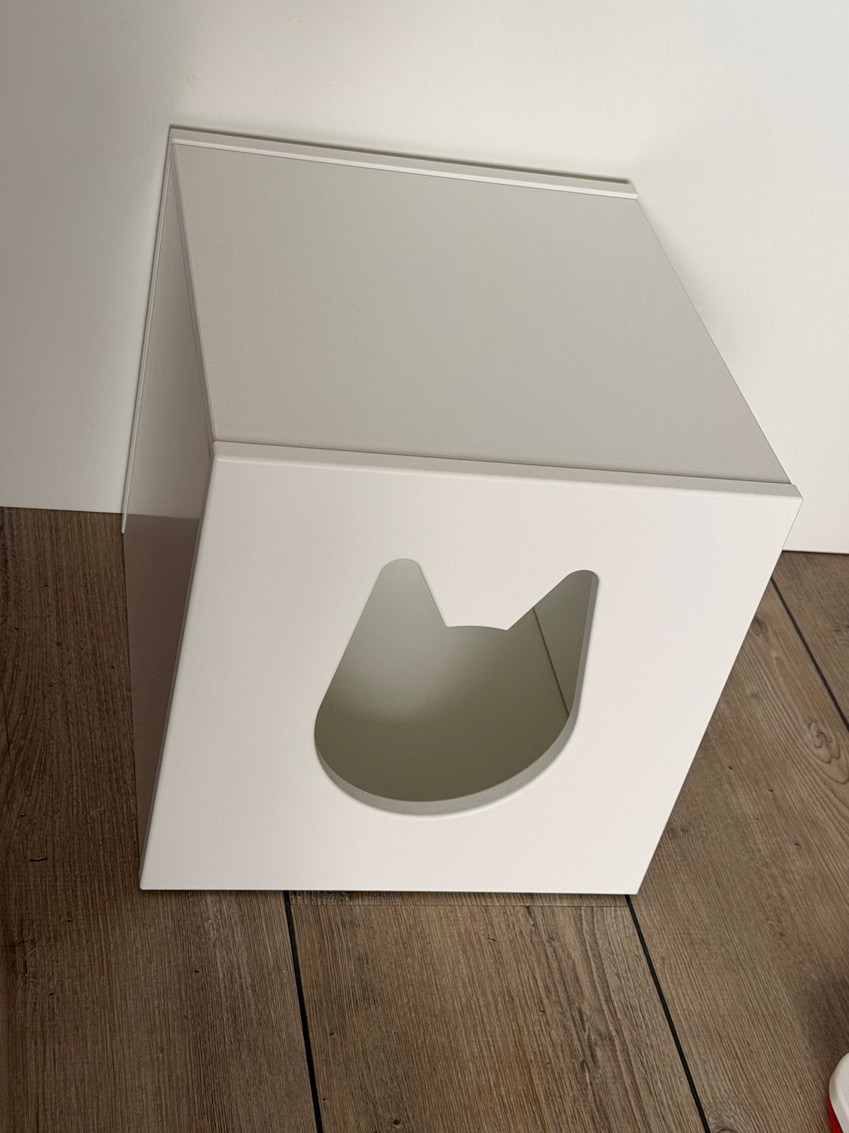 Witte kattenbak ombouw / kattenhuis, Ophalen, Nieuw