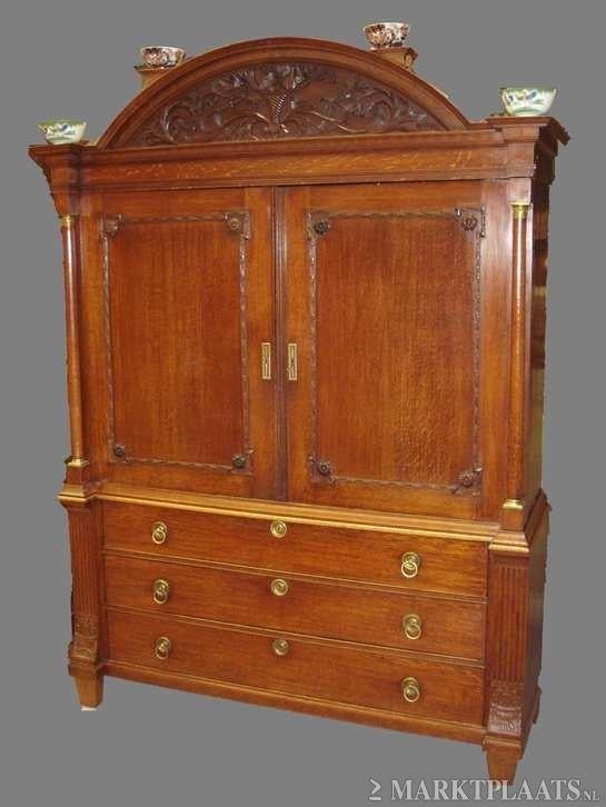 Antiek Gronings kabinet, Antiek en Kunst, Ophalen of Verzenden
