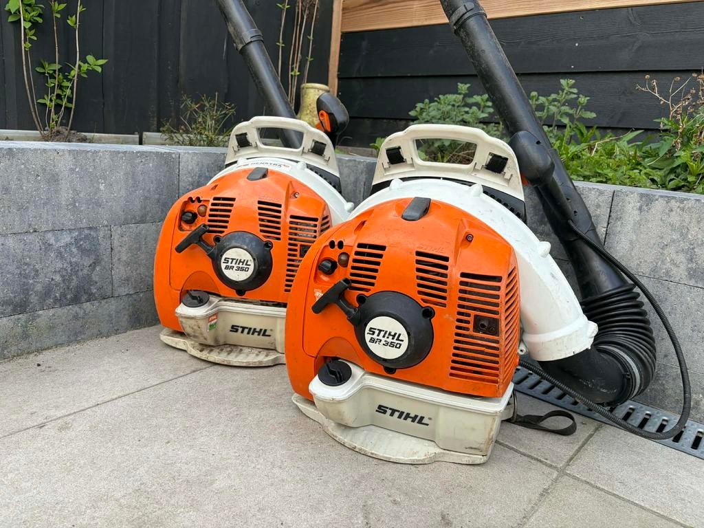 Stihl BR 350 bladblazer, Tuin en Terras, Ophalen of Verzenden, Zo goed als nieuw, Benzine