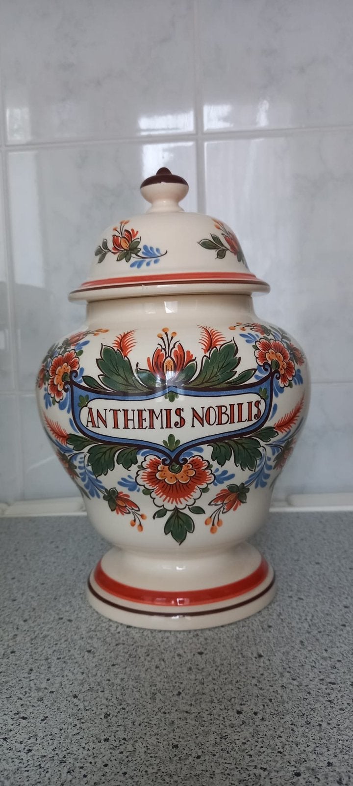 Antieke Apothekerspot Zenith Gouda - Anthems Nobilis, Ophalen of Verzenden