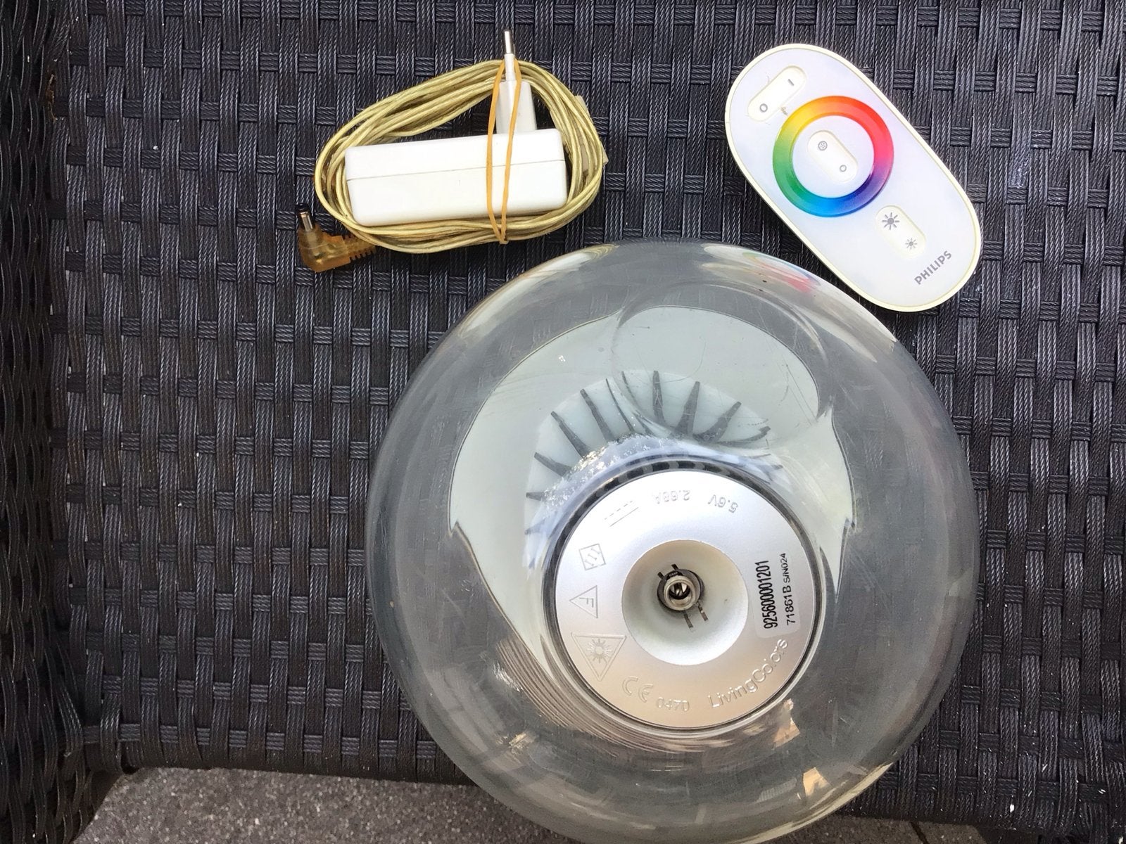 Philips LivingColors LED-lamp met afstandsbediening, Ophalen, Gebruikt, Kunststof, Philips