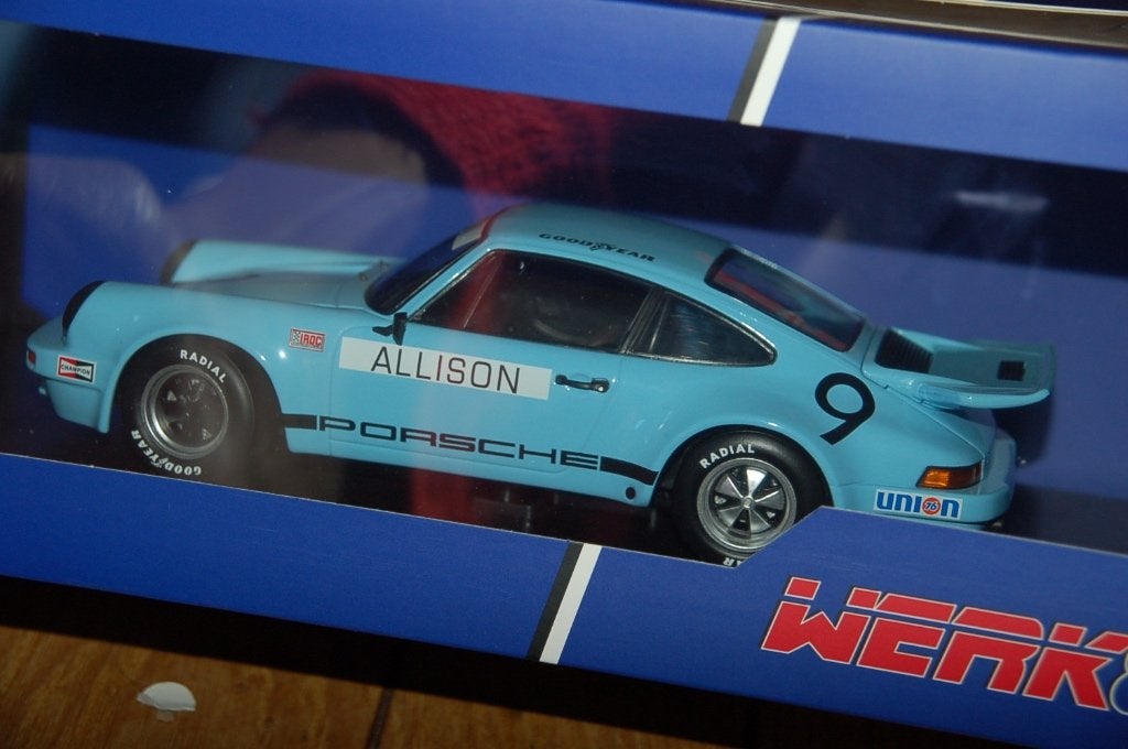 1:18 PORSCHE 911 RSR ALLISON WERK83 WRH, Verzenden, Zo goed als nieuw, Auto, Overige merken